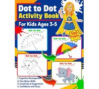 Dot-to-Dot Activity Book for Kids Ages 3-5: Fun and Easy Connect-the-Dots Puzzles with Cute Animals, Vehicles, and More | Learn Numbers 1-30 and Enjoy ... Activities | Perfect Gift for Boys and Girls