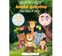 Dot-to-Dot Animal Activities for Kids 4-8