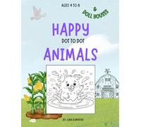 Dot to Dot Farm Animals & Dollhouse Fun for Kids Ages 4-8: A Delightful Activity Book with Dot to Dot Puzzles, Coloring, and Counting Practice for Boys and Girls