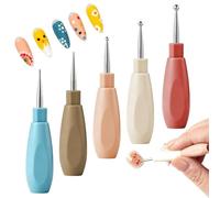 Dot Tool For Nail 5 Pieces Salon - Manicure Grooming Design Kit | | Dotting Pen, Professional Styling Brush, Manicure Equipment, Beauty Salon Hardware Supply Pro Max