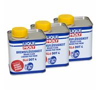 DOT4 3X 500 ML SL6 Liquido Frenante LIQUI MOLY Originale Freni