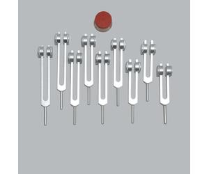 Dotate di Pesi Sacred Solfeggio 9 PC Set Tuning Forcelle + Attivatore