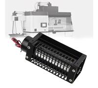 Dotauge Ventola di Raffreddamento a Flusso Incrociato Ventola a Tamburo in Lega di Alluminio DC Vento Forte Silenziosa for stampanti mainframe Calore(12V (Waterproof),30090)