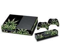 DOTBUY Vinile Modello Skin Sticker Decalcomanie della Pelle per Xbox One Console & Wireless Controller (Fluorescence Leaves)