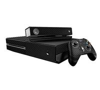 DOTBUY Vinile Modello Skin Sticker Decalcomanie della Pelle per Xbox One Console & Wireless Controller (Carbon Fiber Black)