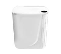 DOTHMVGTD Pattumiera Con Sensore Intelligente Display Type-C, Automatica For Ricarica, For Bagno, Cucina, WC, Cestino For La Casa Coperchio Silenzioso Con Chiusura Ammortizzata(White 20L)