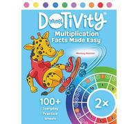 Dotivity Wheel: Multiplication Facts Made Easy Beginner Math Dotmarkers Activity Book For Kids Ages 7-10