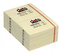 Dots - 12 Blocks of Points Yellow Sticky Notes 10.0 x 7.5 cm