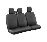 Lampa Set fodere coprisedili universali per furgone Dots-2 con avvolgicintura Jacquard Nero/Grigio