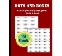 Dots And Boxes: A Strategy Game - Large and Small Playing Squares - Big Book: Dot to Dot Grid | Classic Pen And Paper Game | Game of Dots and Boxes | Dot and Line