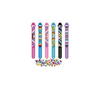 Dots Bracelets 6PCS, Kids Building Blocks Bracelets, DIY Creative Craft Bracelet Making Kit for Kids, Friendship Bracelets, Dots Construction Toys Kit