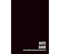 DOTS DARK - DESIGN-NOTEBOOK - 140 BLACK PAGES - 5MM DOT GRID: Notizbuch A5 (148x210 mm) mit 140 schwarzen Seiten und Punktraster im Abstand von 5 mm, ideal für Bullet Journal, Tagebuch, Studium & Büro