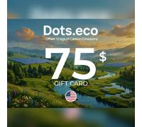 Dots.eco - Offset 10 kgs of CARBON EMISSIONS Gift Card 75 USD Key - UNITED STATES