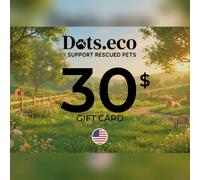 Dots.eco - Support Rescued Pets Gift Card 30 USD Key - UNITED STATES