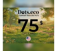 Dots.eco - Support Rescued Pets Gift Card 75 USD Key - UNITED STATES