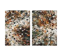 Dots of different porta passaporto ultra sottile in pelle PU organizer per documenti da viaggio compatto premium internazionale per passaporto americano copertura per donne uomini