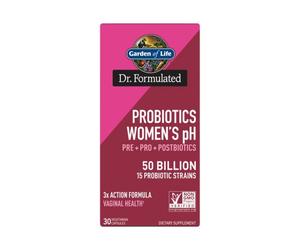 Dott. Probiotici formulati per donna pH 50 miliardi, probiotici, prebiotici e postbiotici per donne, 30 capsule vegetali