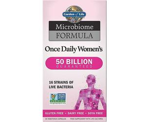 Dott. Probiotici formulati una volta al giorno Donna, 50 miliardi di CFU, 16 ceppi, 30 capsule vegetali