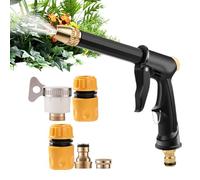 Dottduya Pulitore portatile con 5 adattatori e giunto girevole a 360 gradi potente, detergente per auto, per le famiglie, terrazze commerciali, vie, cancelli panchine, mobili biciclette