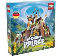 Dotted Games - Monkey Palace: un gioco da tavolo Lego - pietra su pietra per il palazzo più magnifico, divertente gioco da costruzione per bambini e adulti - versione tedesca