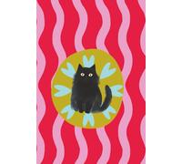 Dotted Journal: Black Cat Illustration - 160-Page Dot Grid Notebook, 6x9