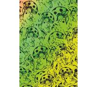 Dotted Journal Notebook, "Cute Mushroom" , 120 Pages, Medium 6 inches x 9 inches - white paper, Paperback: Original Art Cover: Original Art Cover