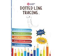 Dotted Line Tracing Workbook for Kids (Color): Best to improve Dysgraphia, Dyslexia, ADHD (3-8 years)