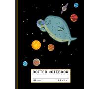 Dotted Notebook: Cute Seal Exploring the Solar System, Space Journal for Kids, Teens, and Astronomy Fans