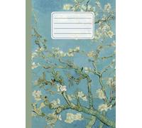 Dotted Notebook: Vincent Van Gogh, Branches of an Almond Tree in Blossom | Art on the cover | Dotted Notebook with dot grid for notes, writing, painting | 110 pages | A4 Format