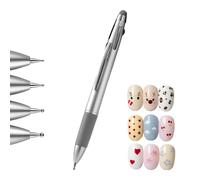 Dotting Pen Nail Art Dotting Tool, penna per pittura a punti, penna per nail art, strumento per nail art, strumento per la progettazione delle unghie, diverse misure, per punti di perforazione (1