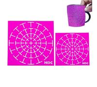 Dotting Stencils For Painting - 2pcs Dot Painting Templates Tool | Canvas Dot Paintings Stencil, Dotting Paintings Tools With Smooth Edges For Wall, Fabric, Furniture, Metal, Rock, Wood