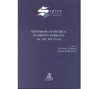 Dottorato di ricerca in diritto pubblico. 12º, 13º, 14º ciclo