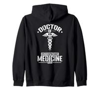 Dottore in Medicina Osteopatica Medicina Olistica Felpa con Cappuccio