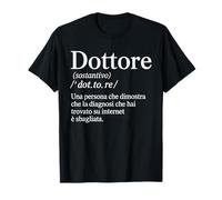Dottore Una Persona Che dimostra Che la diagnosi Che Hai Maglietta
