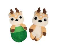 Dotty Design Knitty Critters - Bedtime Buddies - Daria Deer| Kit per uncinetto adatto ai principianti con filato riciclato
