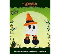 Dotty Design Knitty Critters - Halloween - Ghost| Kit per uncinetto adatto ai principianti con filato riciclato