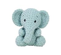 Dotty Design Knitty Critters - Yarnimals - Elliot the Elephant | Kit per uncinetto adatto ai principianti con filato riciclato
