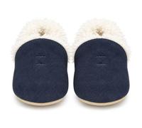 Dotty Fish Pantofole Barefoot in Pelle Scamosciata con Pile, Antiscivolo | Fodera in pile, Suola morbida, Flessibile, Leggero, Punta ampia