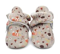Dotty Fish Stivaletti in Cotone per Neonato con Pile - Bosco 6-12 Mesi