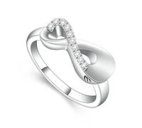 DOTUIARG Anello di cremazione per il contenitore delle ceneri, gioielli da ricordo, memoriale in acciaio inossidabile, donne con dita