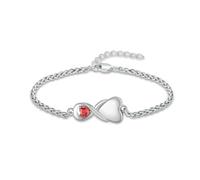 DOTUIARG Bracciale Urna Cuore per Le Donne Gioielli per Ceneri Bracciale Keepsake Memorial Medaglioni per Ceneri Umane