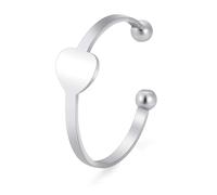 DOTUIARG Braccialetto per la cremazione in acciaio inossidabile a sfera a vite e braccialetto a urna a cuore per le ceneri