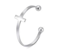 DOTUIARG Braccialetto per la cremazione in acciaio inossidabile a sfera a vite e braccialetto a urna a cuore per le ceneri