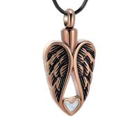 DOTUIARG Collana commemorativa in acciaio inossidabile, ciondolo a urna, souvenir, ciondolo per gioielli amati