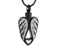 DOTUIARG Collana commemorativa in acciaio inossidabile, ciondolo a urna, souvenir, ciondolo per gioielli amati