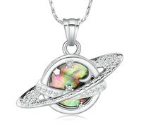 DOTUIARG Collana con urna per donne Gioielli da cremazione per cenere Memoriale della Luna Regalo da ricordo
