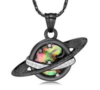DOTUIARG Collana con urna per donne Gioielli da cremazione per cenere Memoriale della Luna Regalo da ricordo