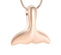 DOTUIARG Gioielli per cremazione Collana per urna per cenere Gioielli in acciaio inox ricordo commemorativi Cenere per animali domestici Ciondolo per uomini donne