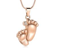 DOTUIARG Gioielli per cremazione Collane a doppia urna per cenere per donne Uomini Collana in acciaio inox per ricordo per cenere