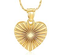 DOTUIARG Gioielli per cremazione di cuore per pendente a forma di cenere per donne uomini portacolane per urna e memoriale per il medaglione di cenere
